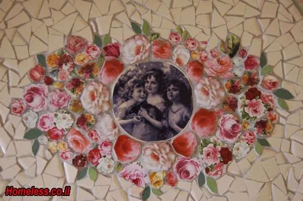 שולחן ורדים רומנטי