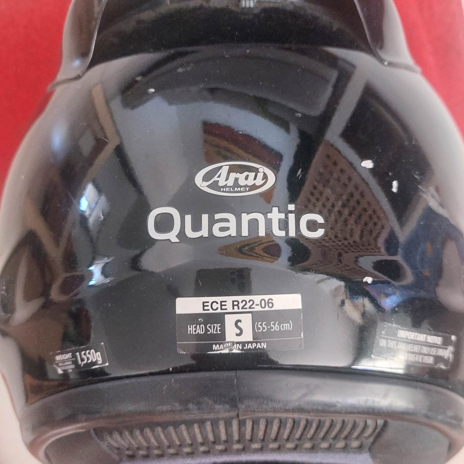 תמונה 3 ,קסדת Arai Quantic במידה S אביזרים דו גלגלי קסדות