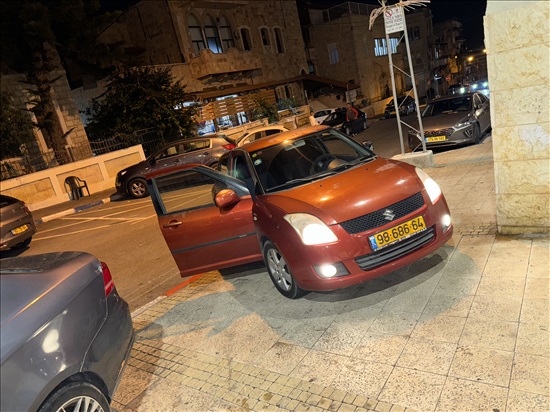 תמונה 1 ,סוזוקי סוויפט החדשה יד 6 2008 230000 ק"מ