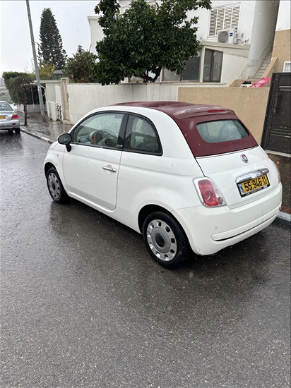 תמונה 1 ,פיאט 500C יד 4 2013 136000 ק"מ