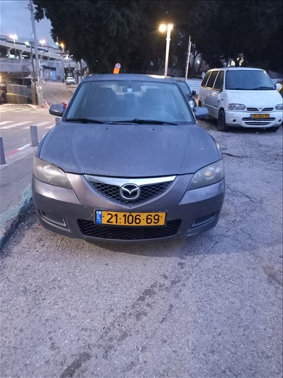 תמונה 1 ,מאזדה 3 יד 3 2009 320000 ק"מ