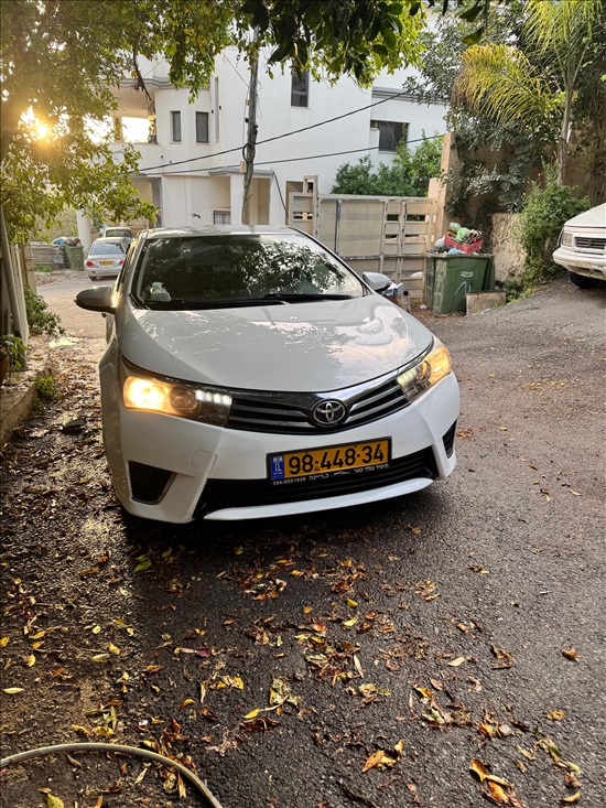 תמונה 1 ,טויוטה קורולה יד 2 2016 1800 ק"מ