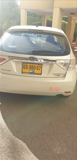 תמונה 2 ,סובארו B3 יד 1 2008 115000 ק"מ