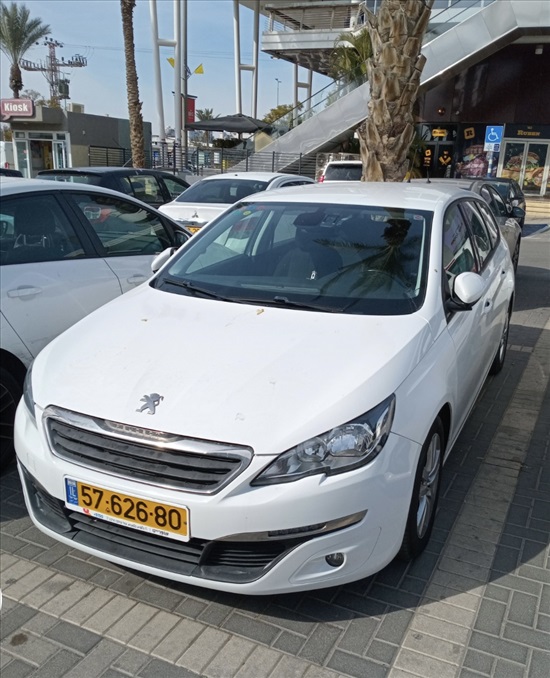תמונה 1 ,פיג'ו
 308 יד 2 2017 123000 ק"מ