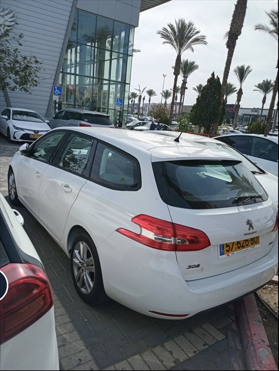 תמונה 4 ,פיג'ו
 308 יד 2 2017 123000 ק"מ