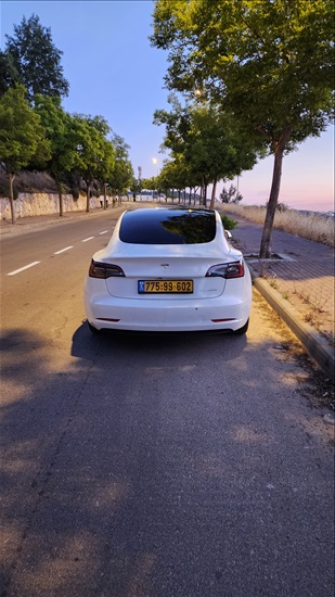 תמונה 4 ,טסלה מודל 3 יד 2 2021 111000 ק"מ