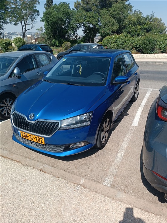 תמונה 1 ,סקודה פאביה יד 2 2020 42000 ק"מ