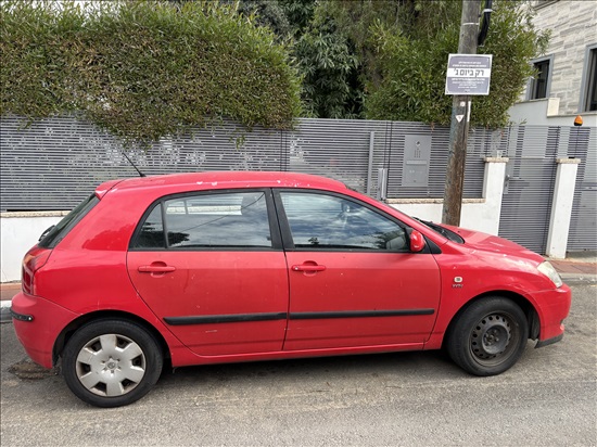 תמונה 1 ,טויוטה קורולה RunX יד 3 2003 0 ק"מ