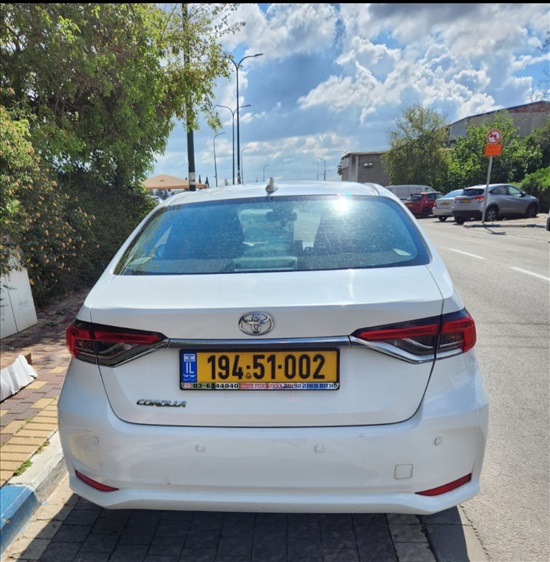 תמונה 2 ,טויוטה קורולה יד 1 2020 62000 ק"מ