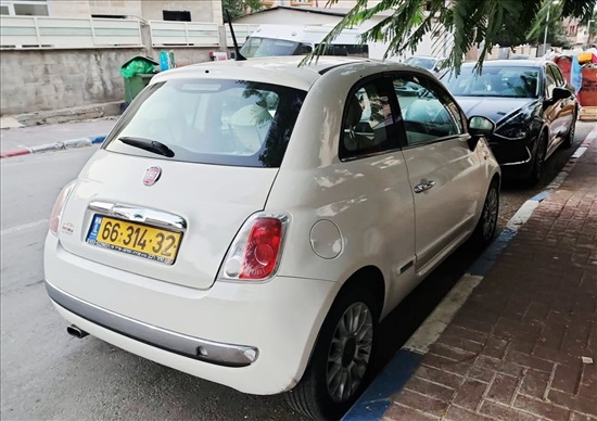 תמונה 3 ,פיאט 500 יד 6 2014 127000 ק"מ