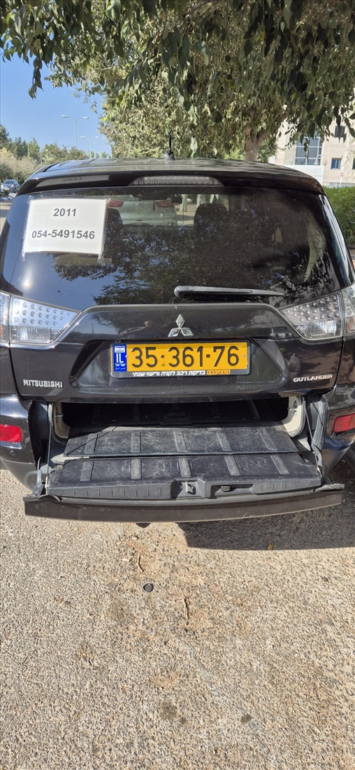 תמונה 7 ,מיצובישי אאוטלנדר יד 3 2011 165500 ק"מ