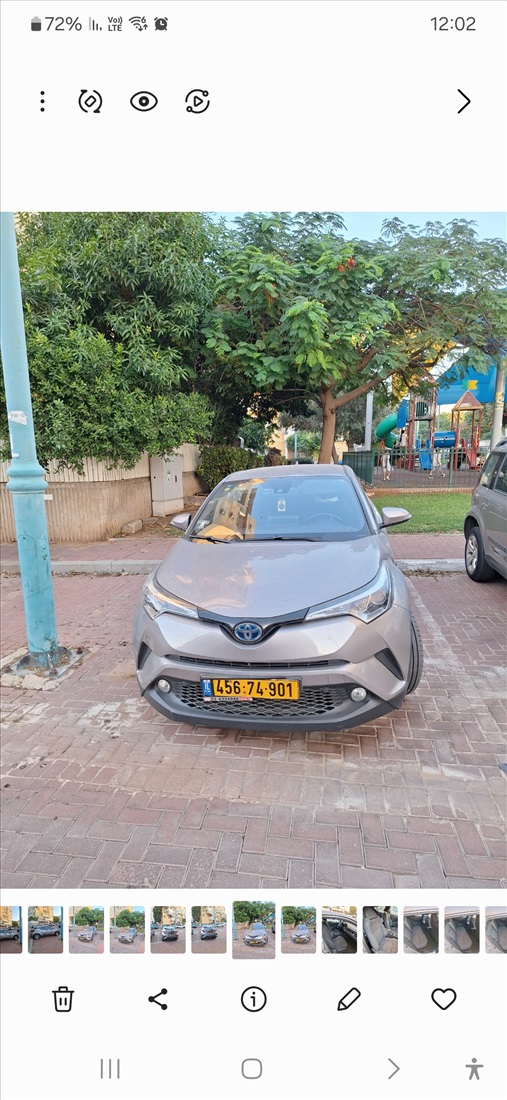 תמונה 2 ,טויוטה C-HR יד 2 2018 103000 ק"מ