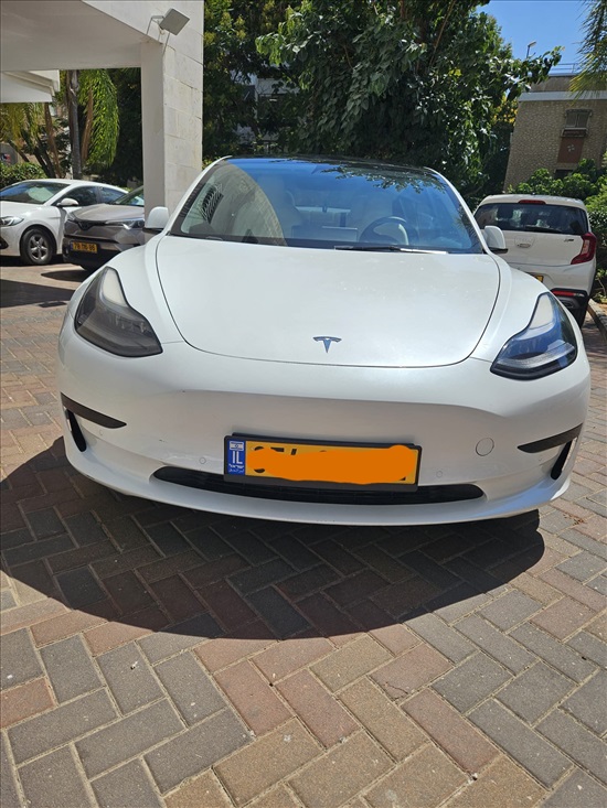 תמונה 1 ,טסלה מודל 3 יד 1 2022 64000 ק"מ