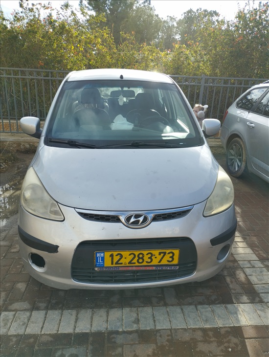 תמונה 1 ,יונדאי i10 יד 3 2010 187000 ק"מ