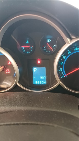 תמונה 10 ,שברולט קרוז יד 3 2011 182500 ק"מ