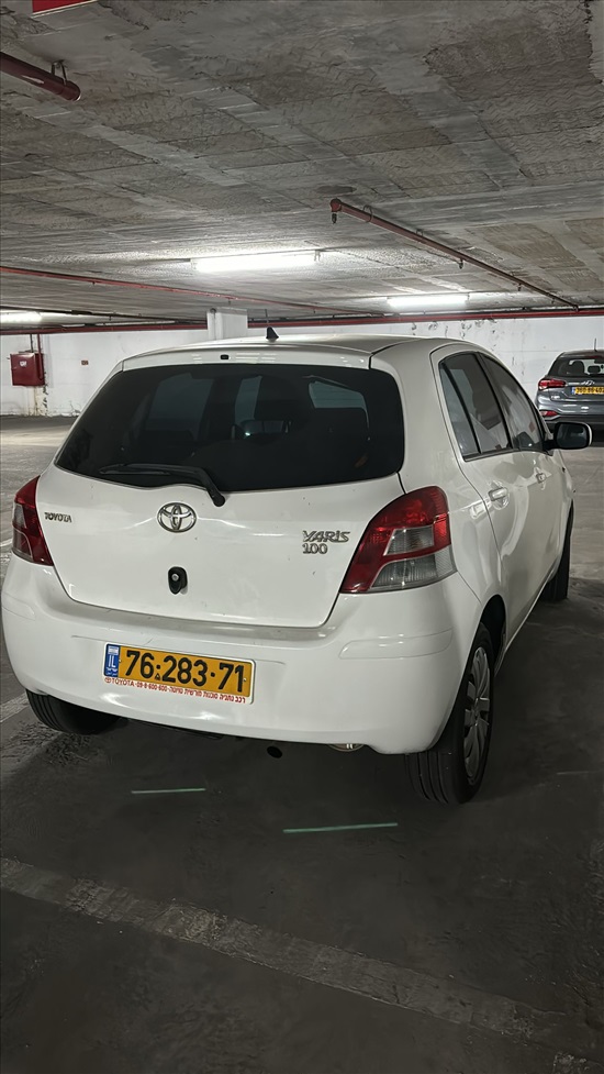 תמונה 2 ,טויוטה יאריס יד 3 2010 288000 ק"מ