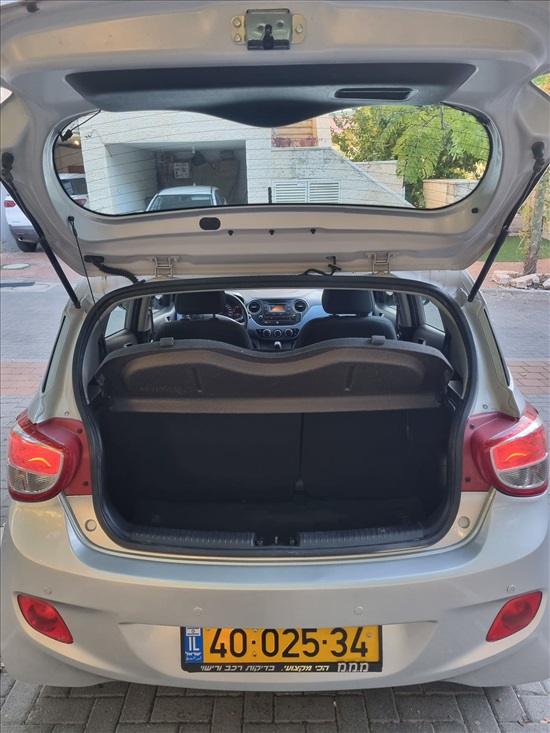 תמונה 7 ,יונדאי i10 יד 2 2015 100500 ק"מ