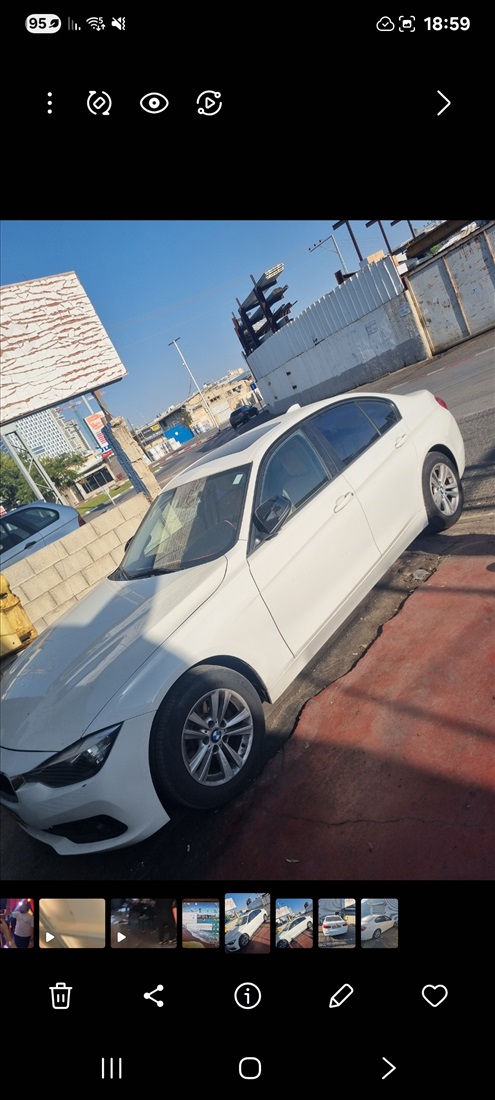 תמונה 3 ,ב.מ.וו סדרה 3 יד 5 2016 189000 ק"מ
