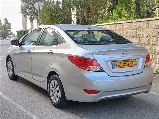 תמונה 3 ,יונדאי i25 יד 3 2015 184000 ק"מ