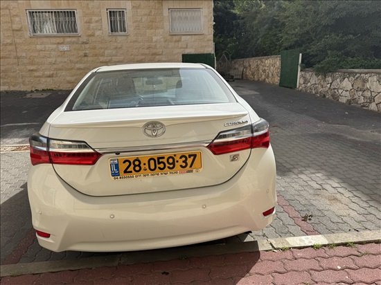 תמונה 2 ,טויוטה קורולה RunX יד 1 2016 22000 ק"מ