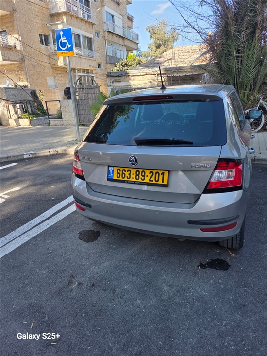 תמונה 6 ,סקודה פאביה יד 2 2019 96000 ק"מ