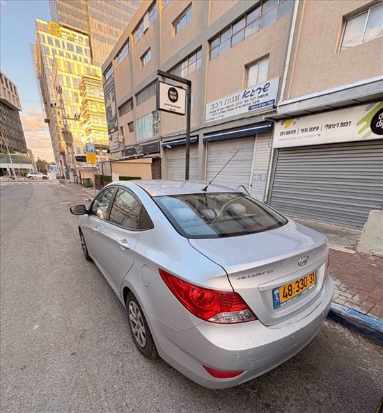 תמונה 2 ,יונדאי i25 יד 3 2014 140000 ק"מ