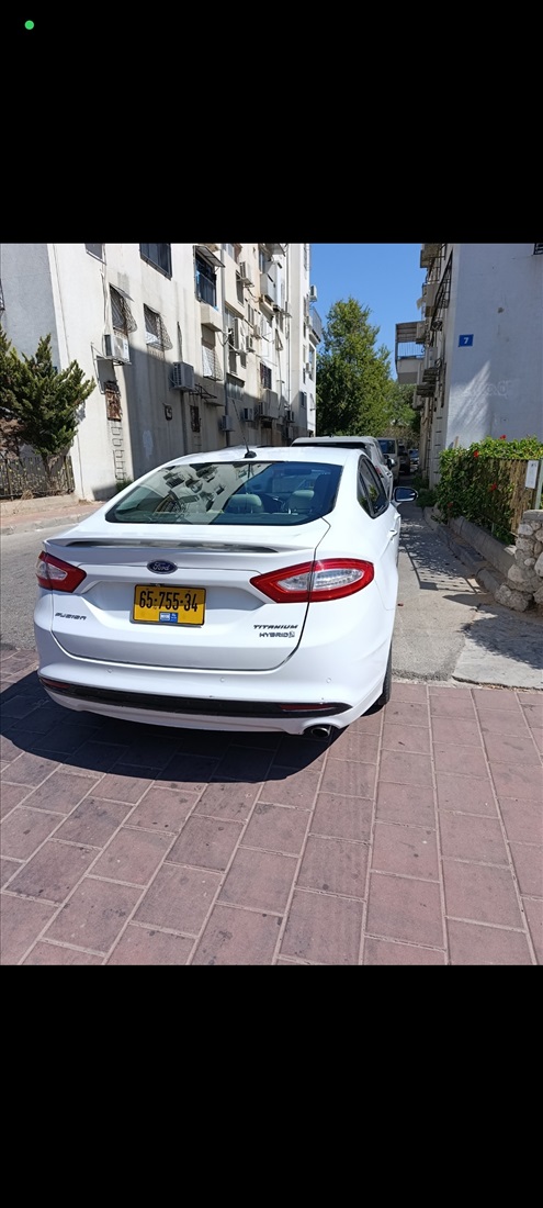 תמונה 3 ,פורד פיוז`ן יד 3 2015 127000 ק"מ