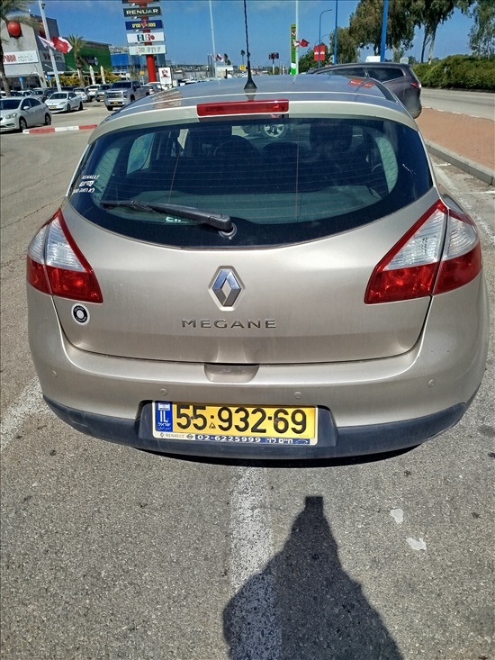 תמונה 3 ,רנו מגאן 2 יד 2 2010 189000 ק"מ