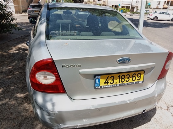 תמונה 1 ,פורד פוקוס יד 3 2009 245000 ק"מ