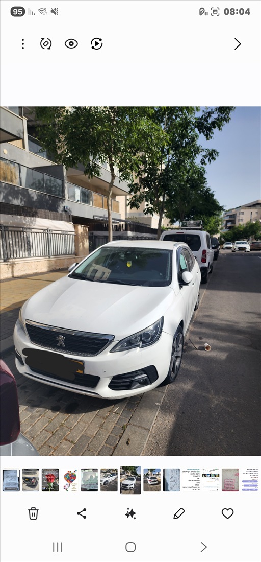 תמונה 2 ,פיג'ו
 308CC יד 3 2018 190 ק"מ