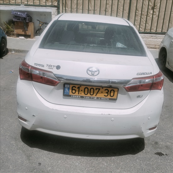 תמונה 5 ,טויוטה קורולה יד 7 2014 170000 ק"מ