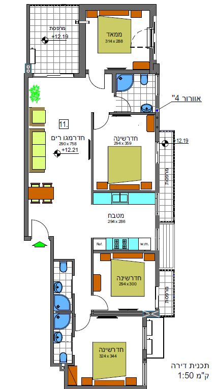 תמונה 2 ,דירה 5 חדרים למכירה בבת ים, מ''ג, מרכז