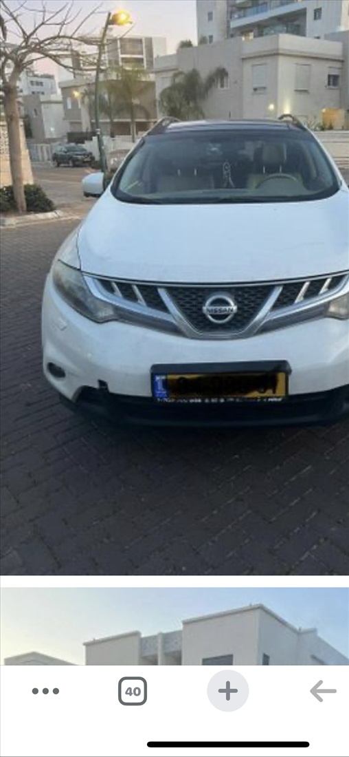 תמונה 1 ,ניסאן
 מוראנו יד 1 2014 138000 ק"מ