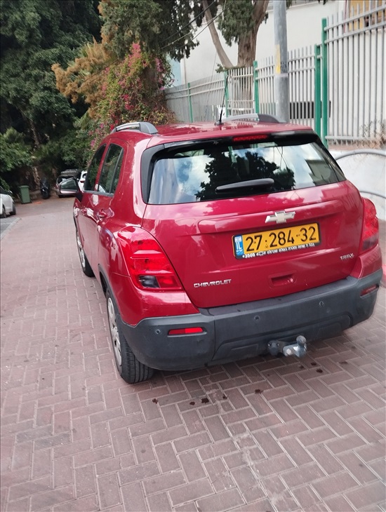 תמונה 3 ,שברולט טראקס יד 2 2014 97000 ק"מ