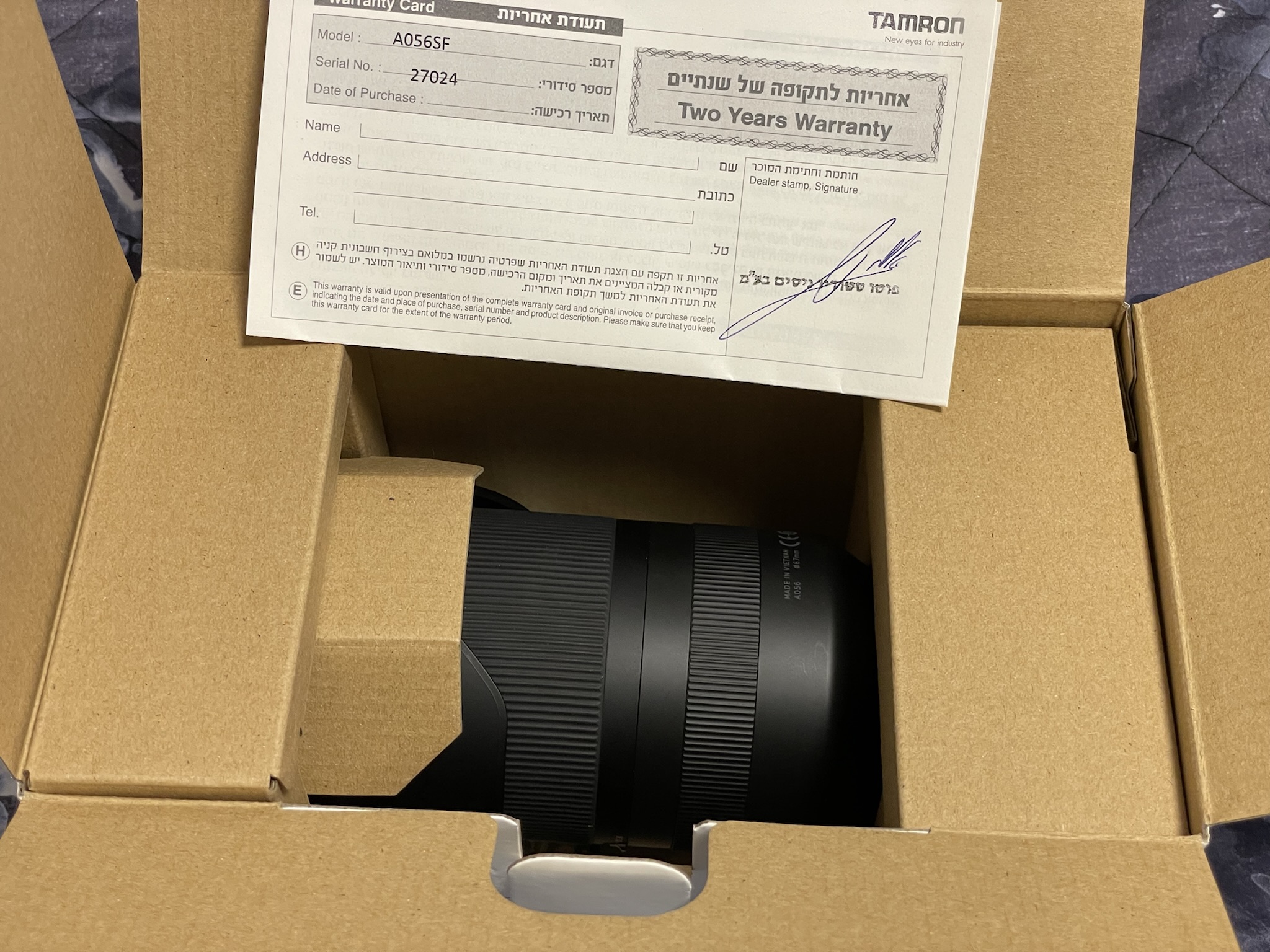 תמונה 4 ,Tamron 70-180 f/2.8 Di III VXD למכירה בנתניה צילום  עדשות