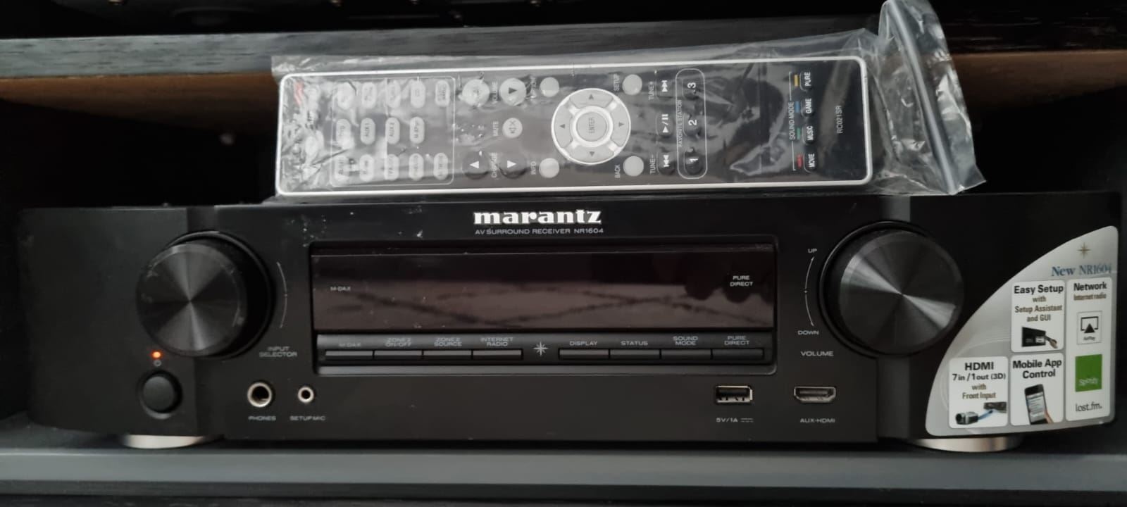 תמונה 1 ,marantz nr1604 למכירה בגבעתיים סטריאו ונגנים  רסיבר