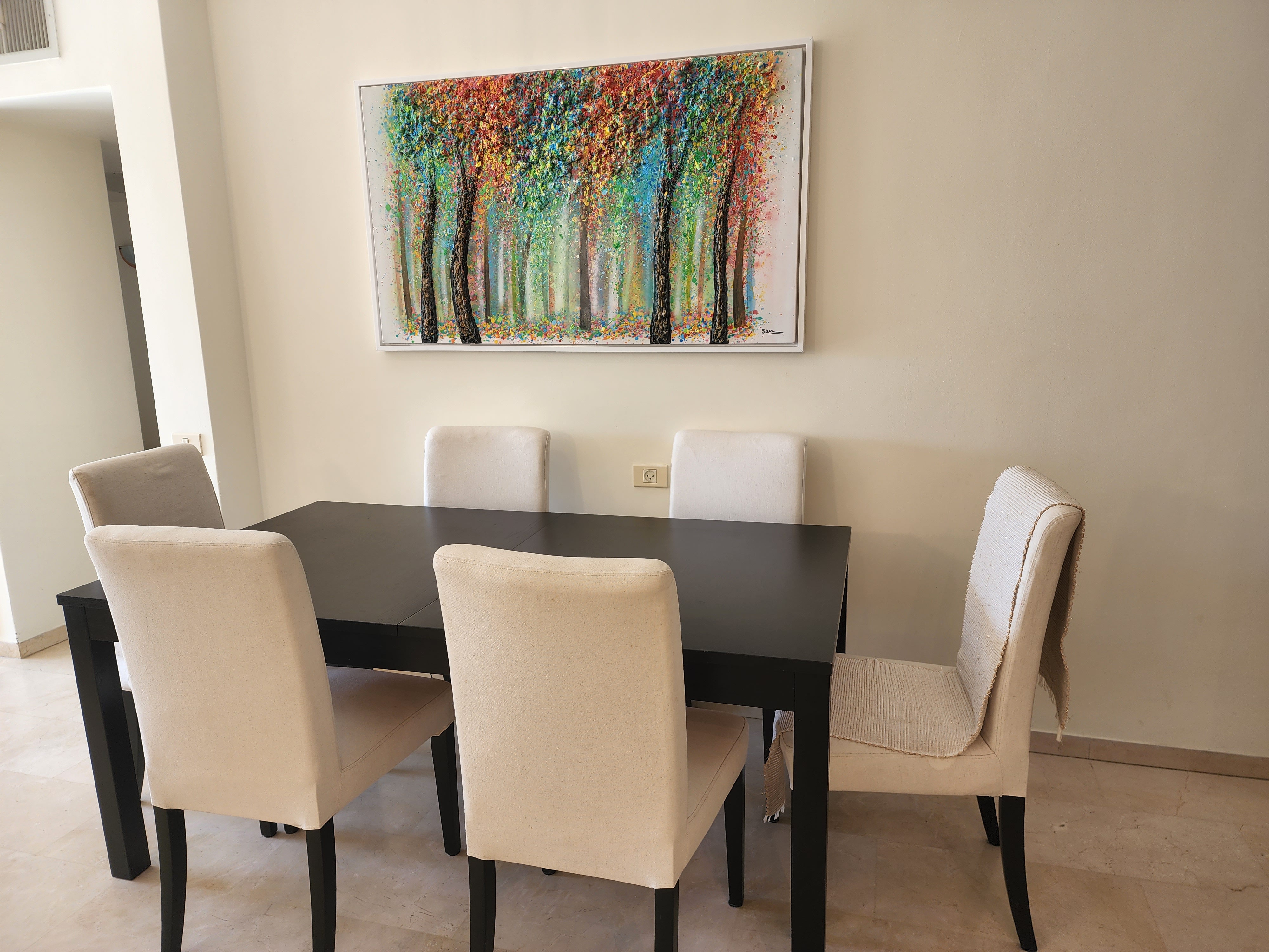 תמונה 3 ,שולחן אוכל + 6 כיסאות למכירה בנתניה ריהוט  פינת אוכל