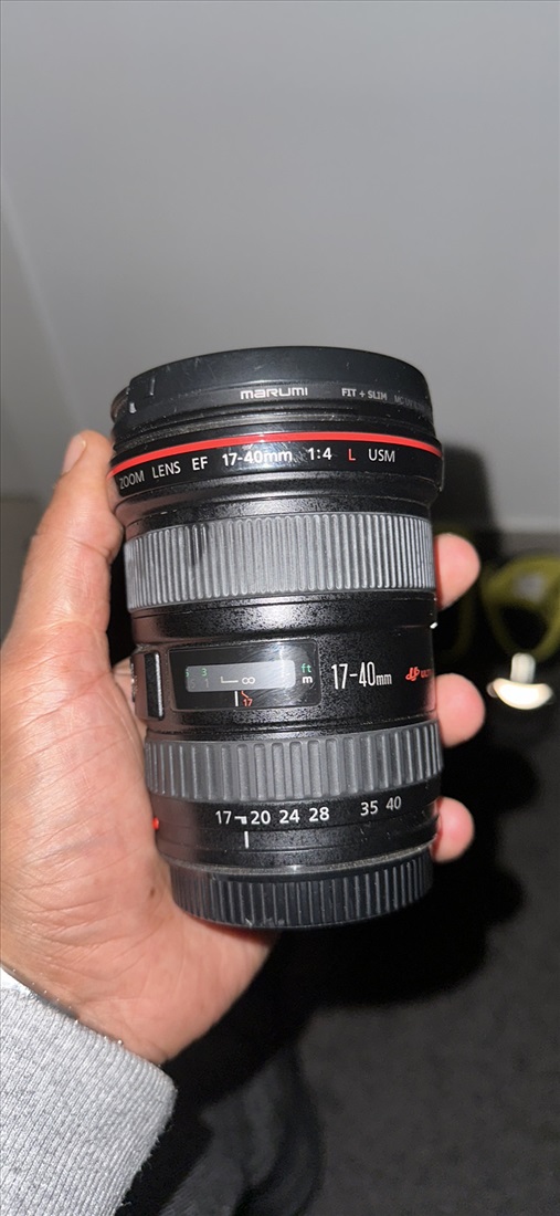 תמונה 1 ,Canon 17-40 l4 למכירה בבאר שבע  צילום  עדשות