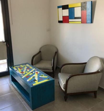 תמונה 1 ,2 ציורי קנבס אקרילי 46x115 ס"מ למכירה בTel Aviv ריהוט  סלון