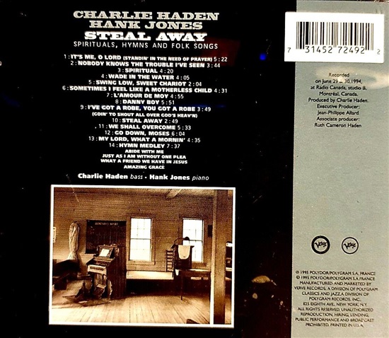 תמונה 2 ,Charlie Haden Hank Jones Steal למכירה ברמת השרון אספנות  תקליטים ודיסקים
