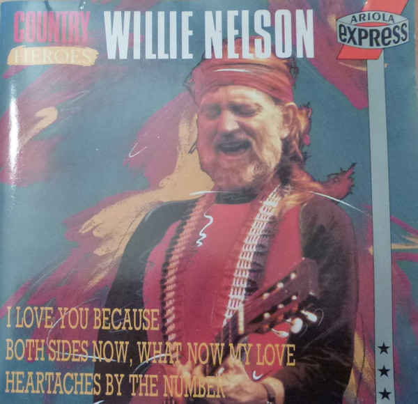 תמונה 1 ,Willie Nelson Country Heroes למכירה ברמת השרון אספנות  תקליטים ודיסקים