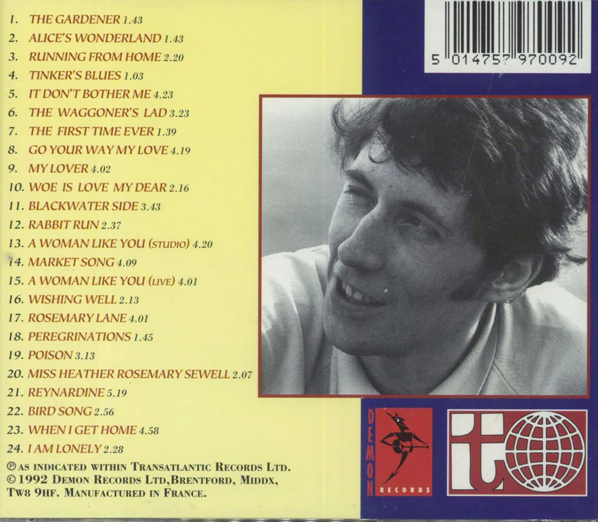 תמונה 2 ,Bert Jansch The Gardener: Esse למכירה ברמת השרון אספנות  תקליטים ודיסקים