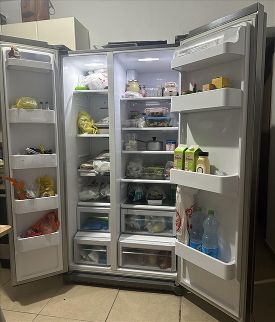 תמונה 2 ,מקרר סמסונג RSA1NTSL    למכירה בתנובות מוצרי חשמל  מקרר