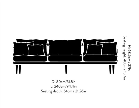 תמונה 5 ,Sofa Fly SC12 Space Copenhagen למכירה בבני ציון ריהוט  ספות