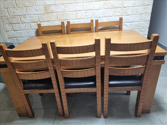 תמונה 1 ,פינת אוכל פלוס 6 כיסאות למכירה בזכרון יעקב ריהוט  פינת אוכל