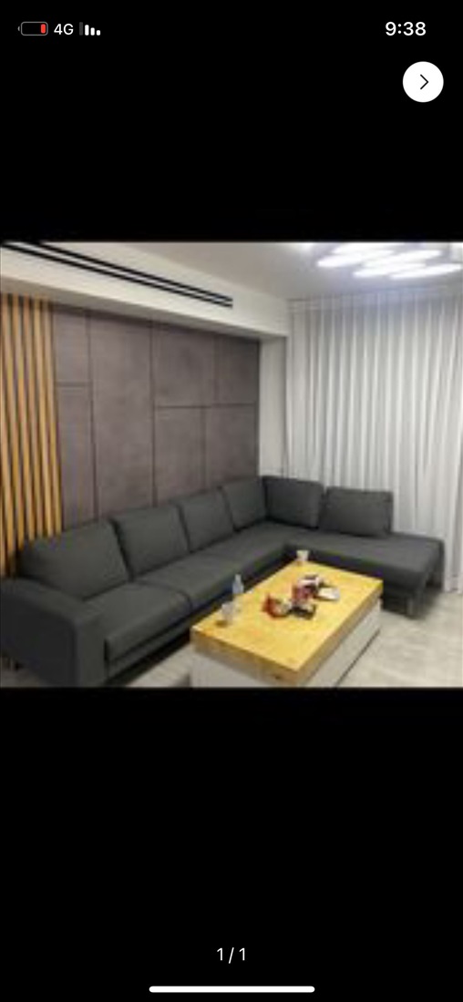 תמונה 1 ,סלון פינתי אורך 3 מטר שזלונג 2 למכירה בקרית גת ריהוט  סלון