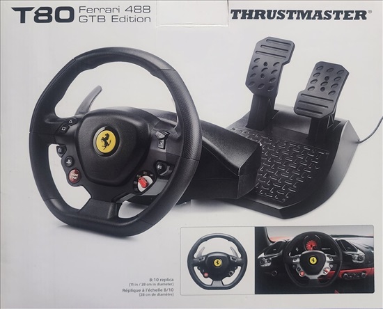תמונה 1 ,"הגה T80 frerrari 488 GTB Edit למכירה בקרית אונו משחקים וקונסולות  אביזרים
