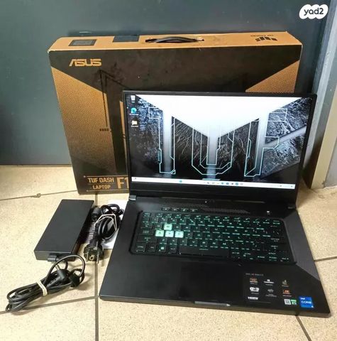 תמונה 2 ,Tuf dash 15 laptop למכירה בנהריה מחשבים וציוד נלווה  מחשב נייד