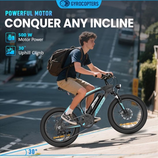 תמונה 6 ,אופניים חשמליים Gyrocopters Za למכירה בתל אביב אופניים  אופניים חשמליים