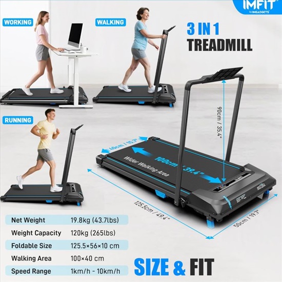 תמונה 8 ,משטח הליכה IMFit Pro/Lite למכירה בתל אביב ציוד ספורט  הליכון